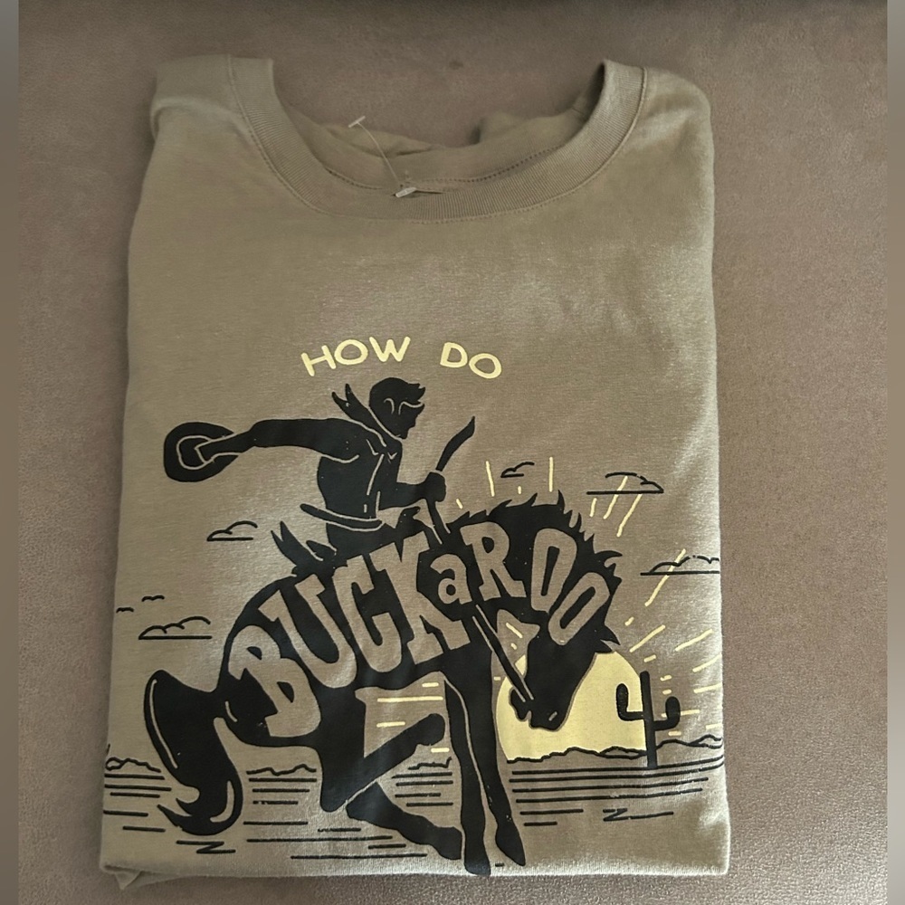 $10 sale

Men’s Farm To Market Tan Buckaroo Graphic T-Shirt Size 2XL